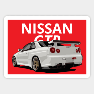 nissan gtr Sticker